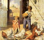 {Kids and Chickens}