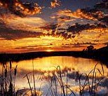 {Lake Sunset}